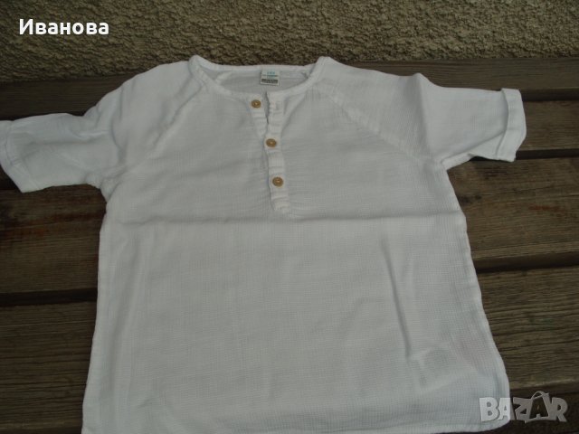 Блуза къс ръкав, снимка 1 - Детски Блузи и туники - 40444979