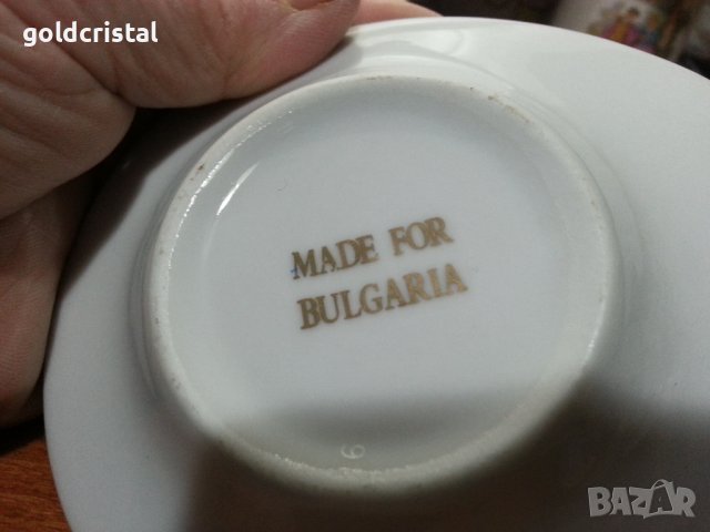 Български порцелан чаши за кафе, снимка 11 - Антикварни и старинни предмети - 43899535