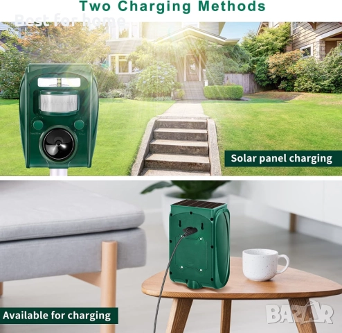 Ултразвуков репелент за котки на открито, снимка 3 - Други стоки за животни - 52048509