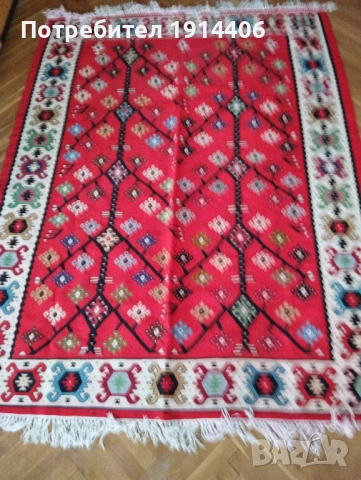 Котленски, Чипровски килим, нов, ръчно тъкан по поръчка, 100 % вълна, снимка 14 - Други ценни предмети - 51869621