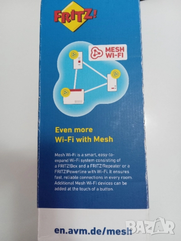 Нов AVM FRITZ!Repeater 3000 AX (Wi-Fi 6) - Трибандов Mesh, снимка 4 - Рутери - 52197834