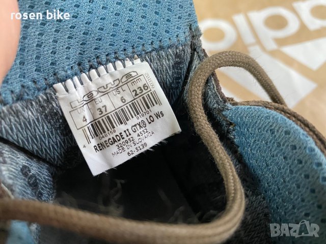  ''LOWA Renegade II Gore-Tex Lo''оригинални туристически обувки 37 номер, снимка 11 - Дамски ежедневни обувки - 38924224