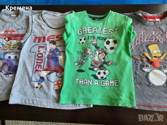 блузки за момче, ръст 122/128, 4 броя - 10лв