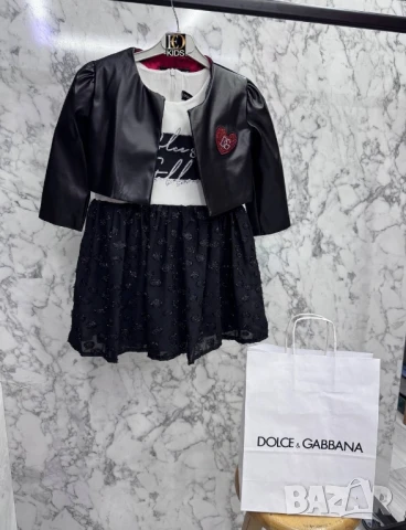 детски комплекти сако и рокля christian dior louis vuitton chanel dolce gabbana , снимка 9 - Детски комплекти - 50669037