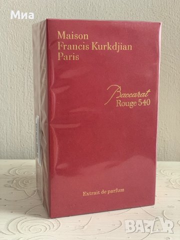 Оригинален - Maison Francis Kurkdjian Baccarat Rouge 540 - Extrait de Parfum унисекс 70 мл, снимка 1 - Дамски парфюми - 38160733