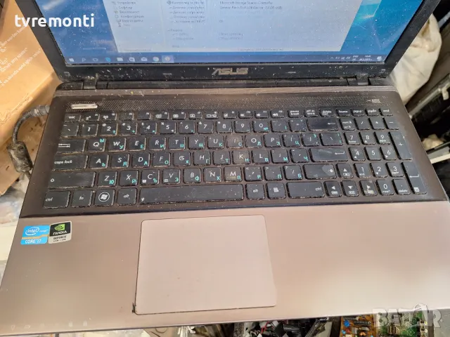 Лаптоп ASUS K55VD-SX069D на чати, снимка 7 - Части за лаптопи - 49267434