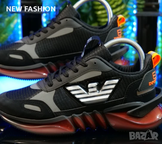 Мъжки Маратонки ✨ Armani , снимка 6 - Маратонки - 50831958