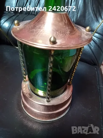 медна  музикална  бутилка, снимка 1