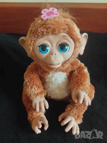 Fur Real Friends GIGGLY MONKEY Интерактивна маймунка , снимка 4 - Образователни игри - 49242658