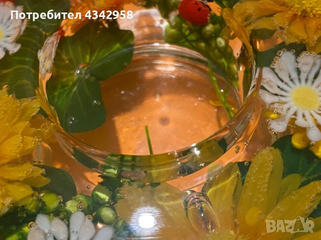 Декоративен свещник GILDE Dreamlight – Германия., снимка 3 - Декорация за дома - 53236414