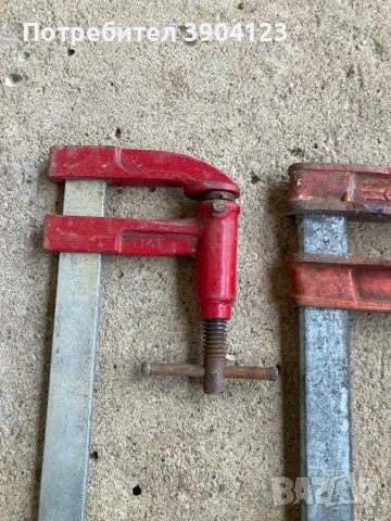 Стяги винтови дърводелсски 80 и 100см, снимка 3 - Стяги - 53089692