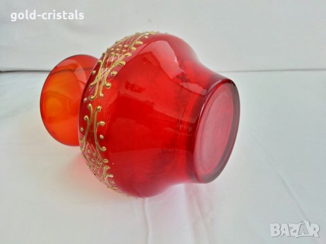 ваза с позлата, снимка 6 - Антикварни и старинни предмети - 26820071