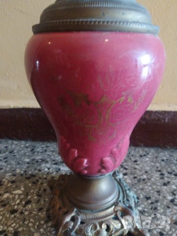 стара газена /газова/ лампа за декорация, снимка 2 - Антикварни и старинни предмети - 40760574