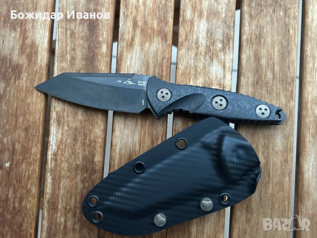 продавам нож Microtech socom alpha mini warcom signature 