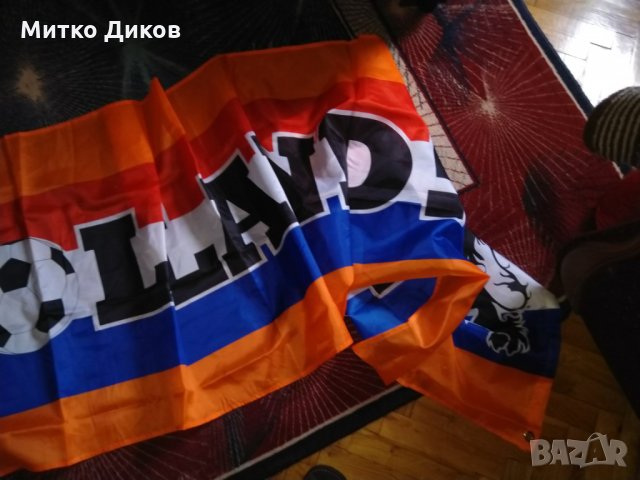 Нидерландия-Холандия футболно знаме голямо, снимка 10 - Футбол - 28006530