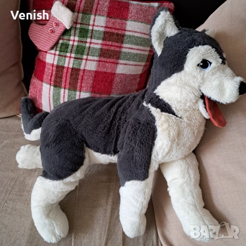 Голямо Хъски куче, снимка 4 - Плюшени играчки - 52836506