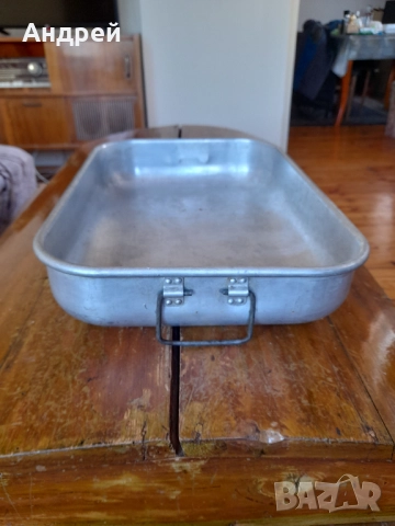 Стара алуминиева тава,тепсия #17, снимка 2 - Антикварни и старинни предмети - 51945514