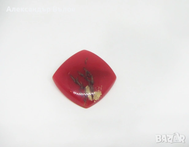 Стара Брошка HORN Австрия Ръчнонаправена Смола, снимка 10 - Колекции - 53069844