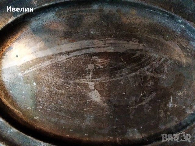 масивна посребрена табла арт деко , снимка 2 - Антикварни и старинни предмети - 28922152