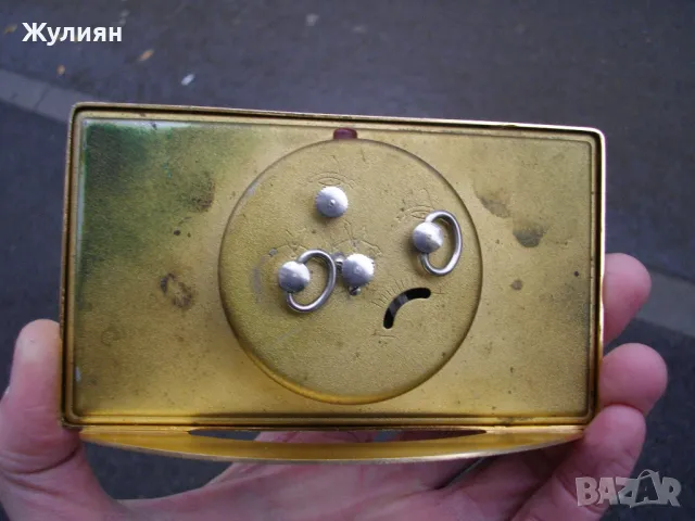 КОЛЕКЦИОНЕРСКИ БУДИЛНИК СЛАВА SLAVA ОСТАНКИНО, снимка 6 - Антикварни и старинни предмети - 48824213