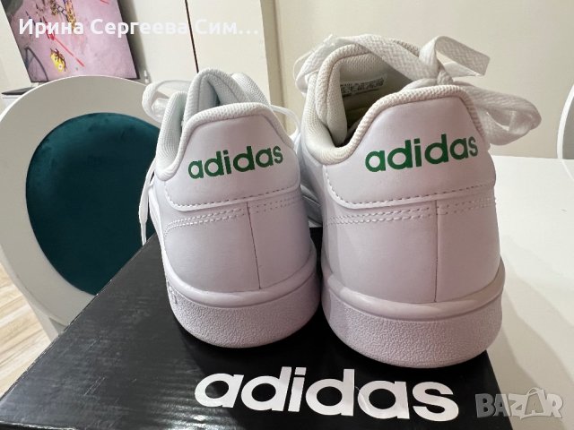 Оригинални маратонки Adidas бели номер UK 7, снимка 4 - Маратонки - 38322400