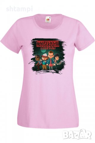 Дамска Тениска Stranger Things 1,Филм,Сериал,