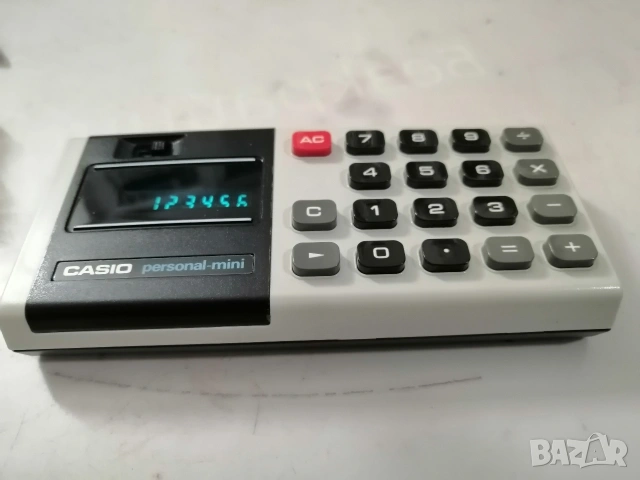 Ретро калкулатор CASIO personal-mini, снимка 2 - Антикварни и старинни предмети - 53500482
