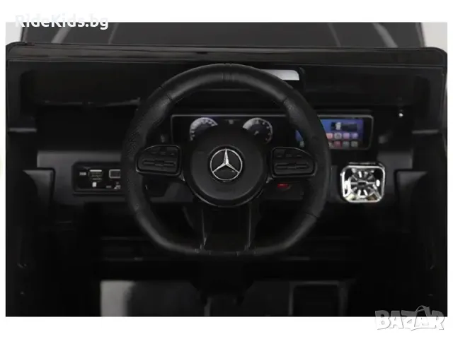 Mercedes G63 12V – Детски акумулаторен джип, Черен, EVA гуми, снимка 8 - Детски велосипеди, триколки и коли - 50038132
