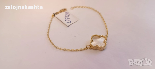 Нова-Златна гривна-3,47гр/14кр, снимка 5 - Гривни - 52719488