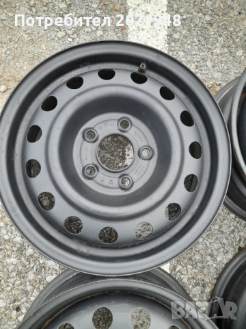 Продава железни джанти 15 цола за Хюндай,Киа, снимка 4 - Гуми и джанти - 52926287