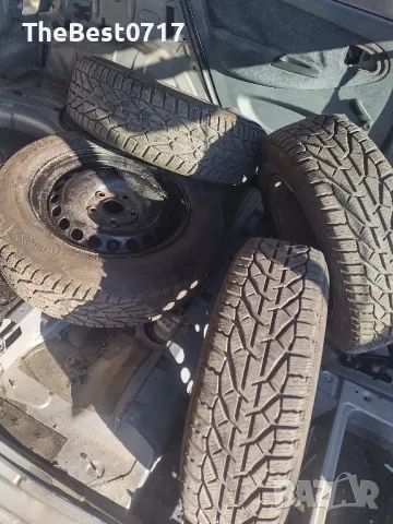 Зимни гуми 15 5х112 Ауди А4 Голф 5 , снимка 4 - Гуми и джанти - 48856332