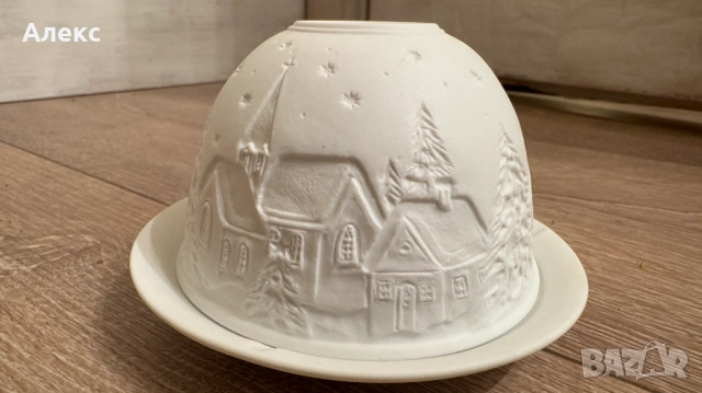 Разкошен чаен свещник–Фин порцелан!, снимка 6 - Декорация за дома - 52508409