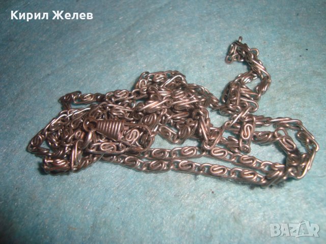 СТОМАНЕНА ВЕРИЖКА ПОДХОДЯЩА и за КЮСТЕК за ДЖОБЕН ЧАСОВНИК и за ДАМСКА ЧАНТИЧКА 27064, снимка 4 - Колиета, медальони, синджири - 35006052