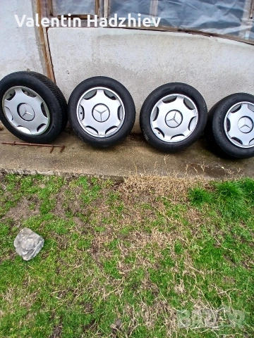 Метални джанти Мерцедес W 203, снимка 2 - Гуми и джанти - 53402348