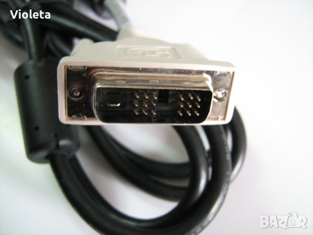 Кабел DVI към DVI HOTRON E246588 AWM STYLE 20276 - 80°C, 30 V, VW-1, снимка 3 - Кабели и адаптери - 43790152