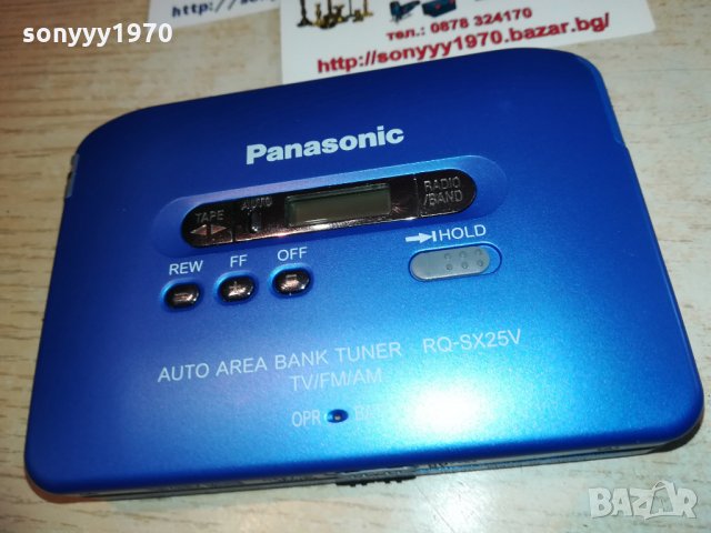 ПОРЪЧАН-panasonic rq-sx25v walkman-made in japan-mettal, снимка 8 - MP3 и MP4 плеъри - 28621570