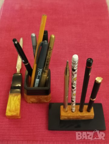 Комплект за бюро от каталин, СССР. , снимка 8 - Антикварни и старинни предмети - 43968996