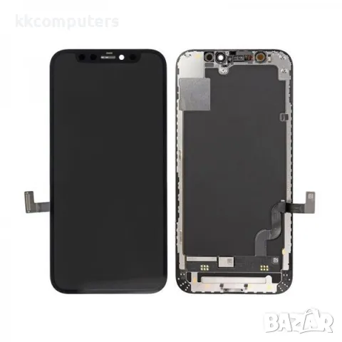 KBS INCELL Съвместим LCD Дисплей за iPhone 12 Mini 5.4 + Тъч скрийн / Черен / Баркод : 483803