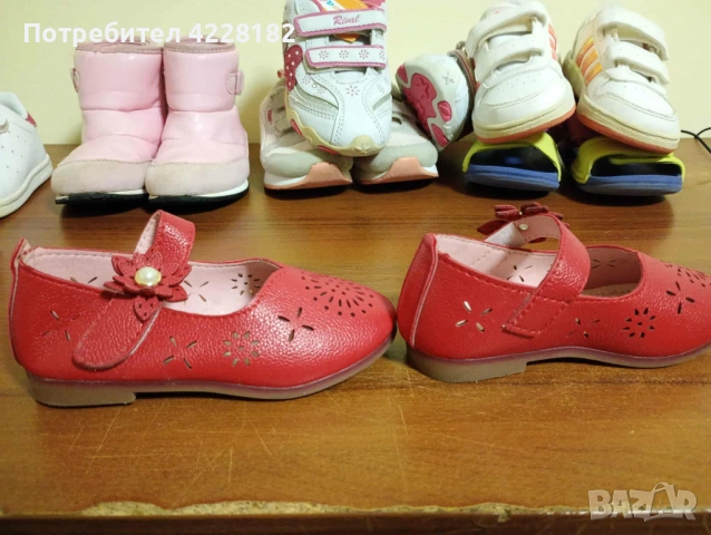 Детски червен обувка, снимка 3 - Детски обувки - 53309675