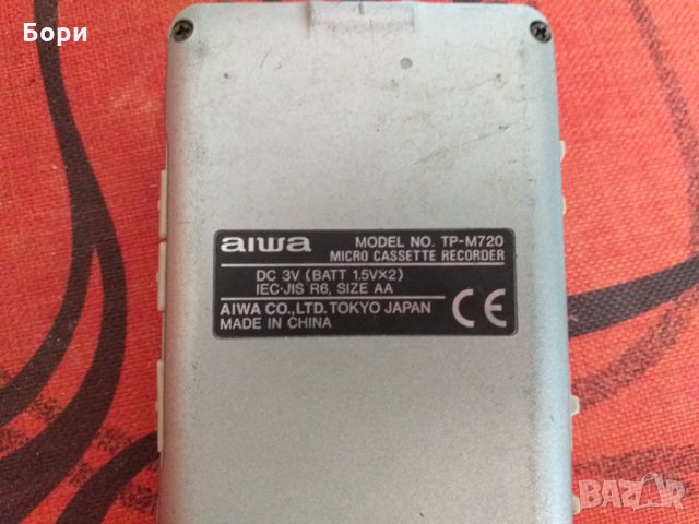 Диктофон AIWA, снимка 5 - Други - 26426983