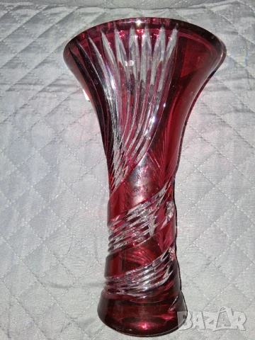 Ваза оловен кристал  Bleikristall 24% Germany , снимка 9 - Антикварни и старинни предмети - 51322798
