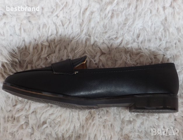 Обувки, без връзки, черни, код 300/ББ2/19, снимка 3 - Дамски ежедневни обувки - 37810561