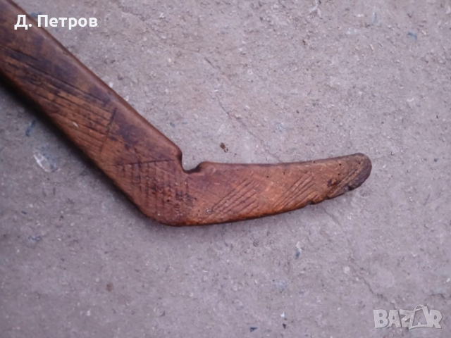 Стара дървена кобилица и дървени лъжици, снимка 4 - Антикварни и старинни предмети - 52830579