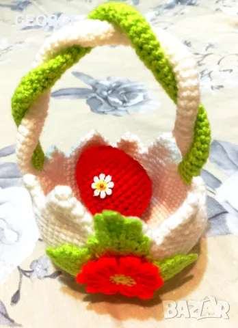 Великденска кошничка с яйчице - амигоруми, снимка 2 - Други - 49849551