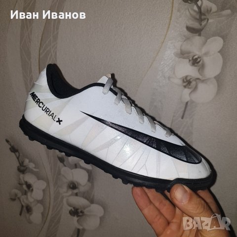 стоножки  Nike Mercurial X Vortex Iii Cr7 Tf Jr номер 38,5, снимка 3 - Футбол - 43673598