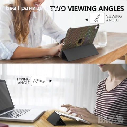 Нов MoKo калъф за iPad 11" A16 2025 / iPad 10 10.9" 2022 стойка кейс , снимка 5 - Друга електроника - 53571728