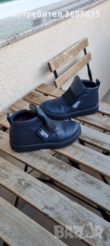 НОВИ Кожени обувки за момче USPA, снимка 3 - Детски обувки - 43992105