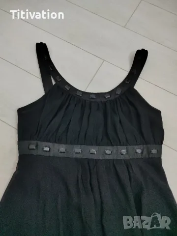 Дълга черна рокля , снимка 3 - Рокли - 47275748