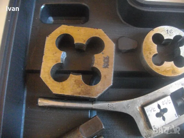 РЕЗБОНАРЕЗНИ ПЛАШКИ МЕТЧИЦИ 38 броя РАЗЛИЧНИ SS SSH ПРОФЕСИОНАЛНИ NIPEL NORIS NITEX MEX В КУФАР, снимка 14 - Други инструменти - 48412752