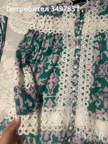 Дантелена рокля , снимка 3 - Рокли - 53414541